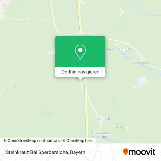 Steinkreuz Bei Sperberslohe Karte
