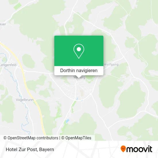 Hotel Zur Post Karte