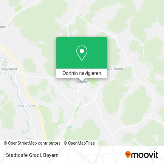 Stadtcafe Gradl Karte