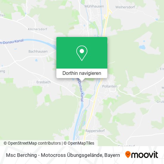 Msc Berching - Motocross Übungsgelände Karte