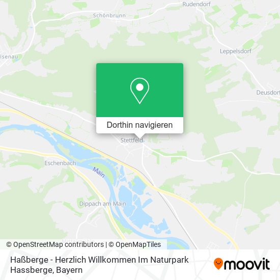 Haßberge - Herzlich Willkommen Im Naturpark Hassberge Karte