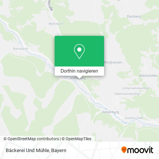Bäckerei Und Mühle Karte