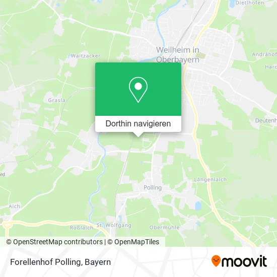 Forellenhof Polling Karte