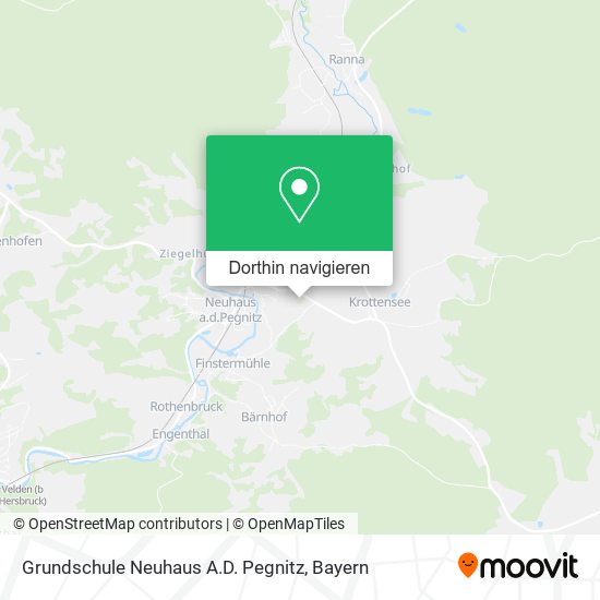 Grundschule Neuhaus A.D. Pegnitz Karte