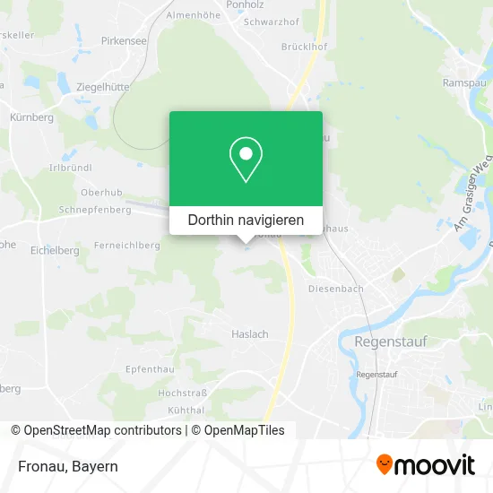 Fronau Karte
