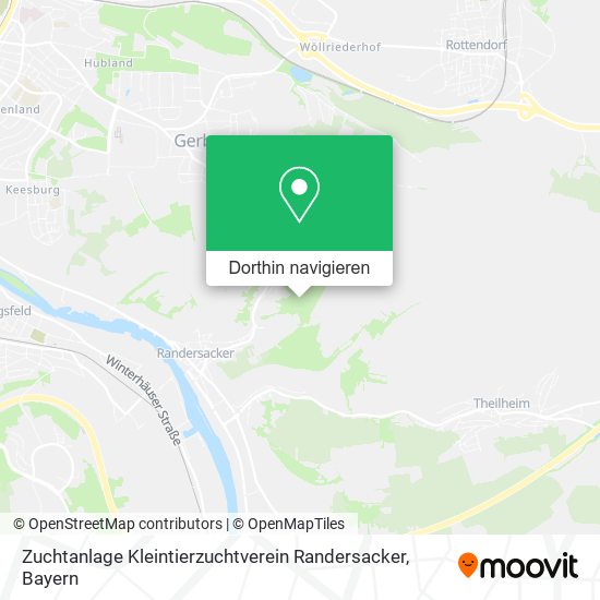 Zuchtanlage Kleintierzuchtverein Randersacker Karte