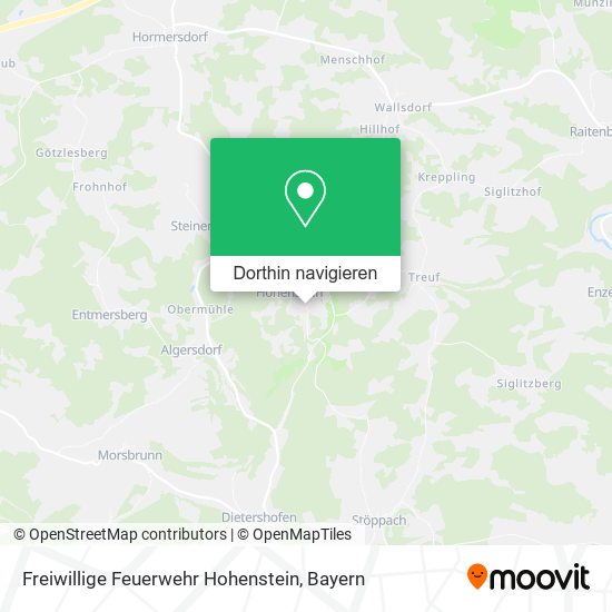 Freiwillige Feuerwehr Hohenstein Karte