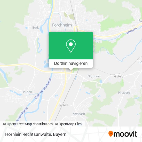 Hörnlein Rechtsanwälte Karte