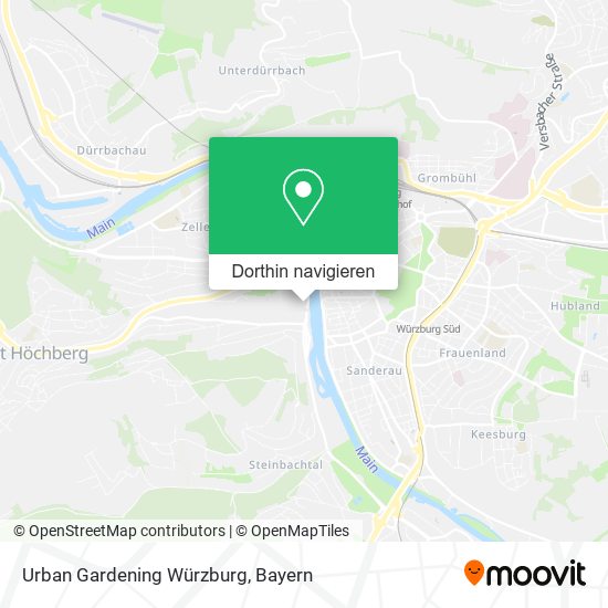 Urban Gardening Würzburg Karte
