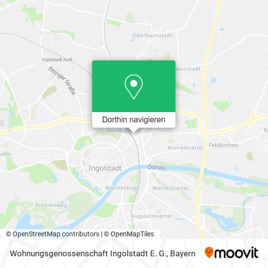 Wohnungsgenossenschaft Ingolstadt E. G. Karte
