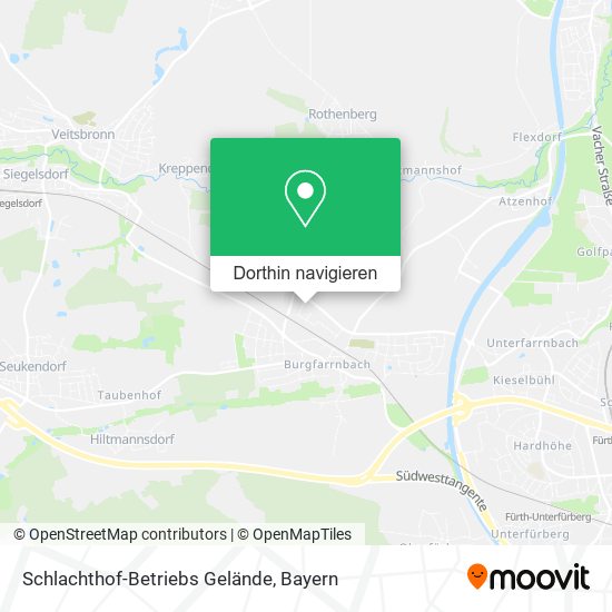 Schlachthof-Betriebs Gelände Karte