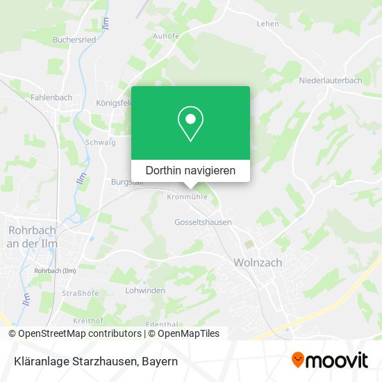 Kläranlage Starzhausen Karte