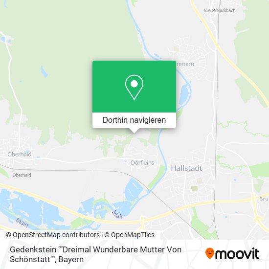 Gedenkstein ""Dreimal Wunderbare Mutter Von Schönstatt"" Karte