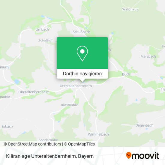 Kläranlage Unteraltenbernheim Karte