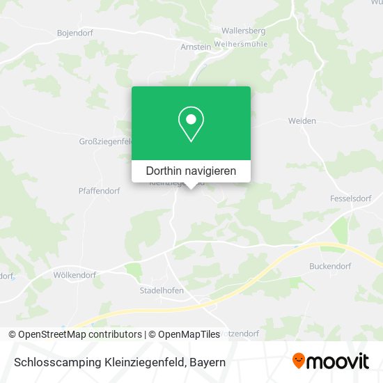 Schlosscamping Kleinziegenfeld Karte