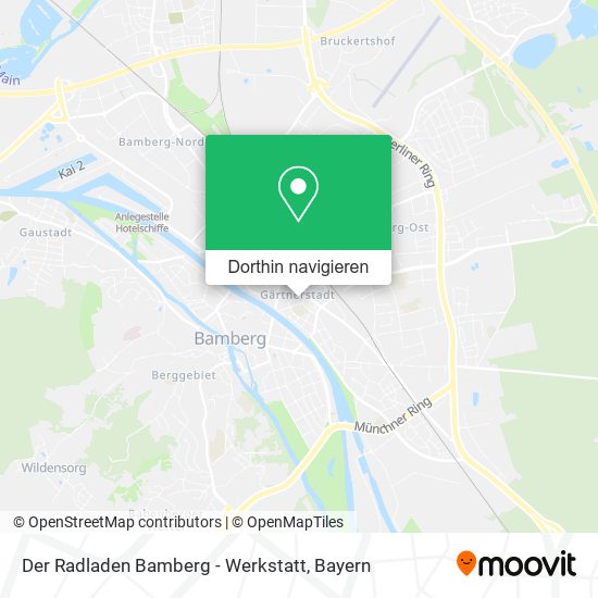 Der Radladen Bamberg - Werkstatt Karte
