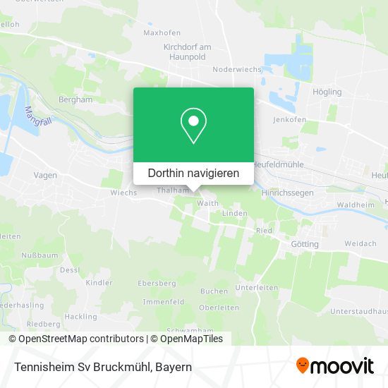 Tennisheim Sv Bruckmühl Karte