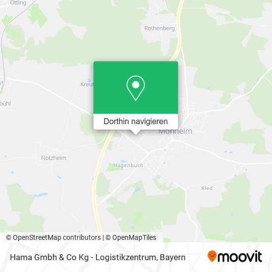 Hama Gmbh & Co Kg - Logistikzentrum Karte