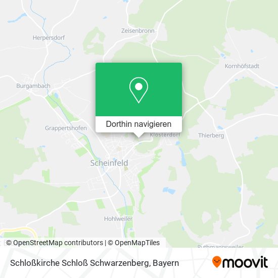 Schloßkirche Schloß Schwarzenberg Karte