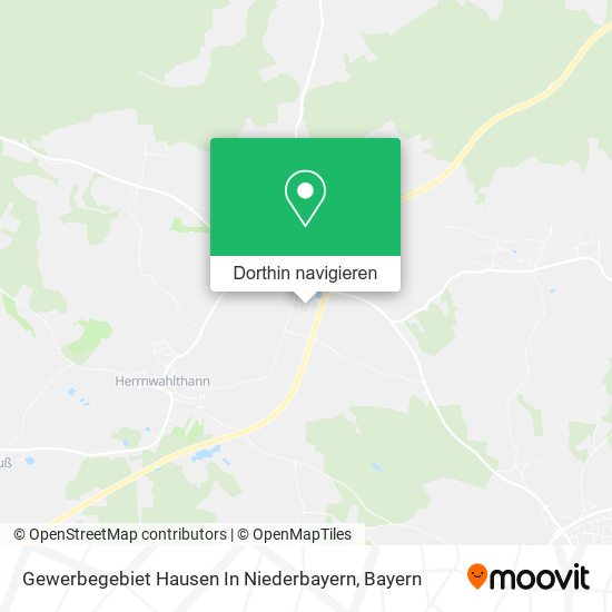 Gewerbegebiet Hausen In Niederbayern Karte