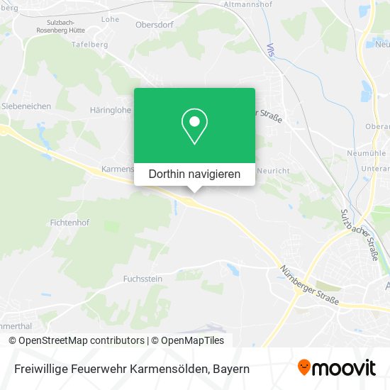 Freiwillige Feuerwehr Karmensölden Karte