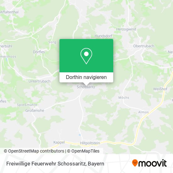 Freiwillige Feuerwehr Schossaritz Karte