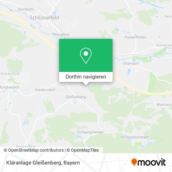 Kläranlage Gleißenberg Karte