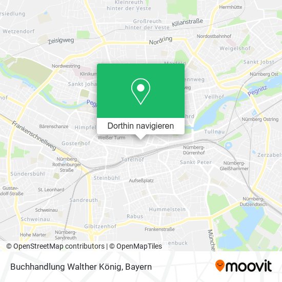 Buchhandlung Walther König Karte