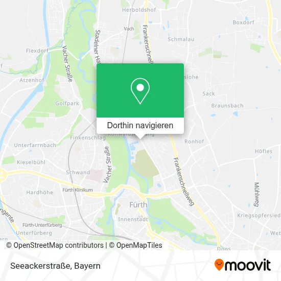 Seeackerstraße Karte