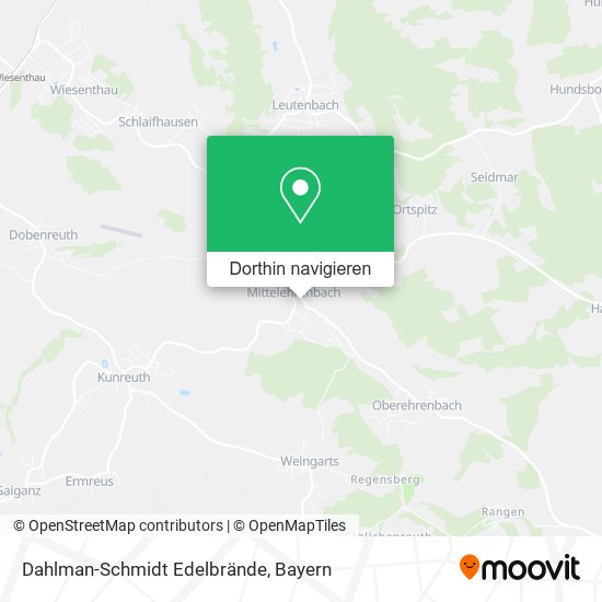 Dahlman-Schmidt Edelbrände Karte