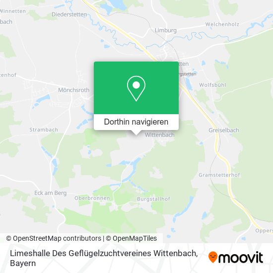 Limeshalle Des Geflügelzuchtvereines Wittenbach Karte