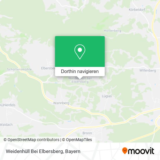 Weidenhüll Bei Elbersberg Karte