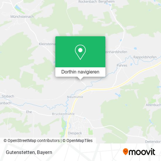 Gutenstetten Karte