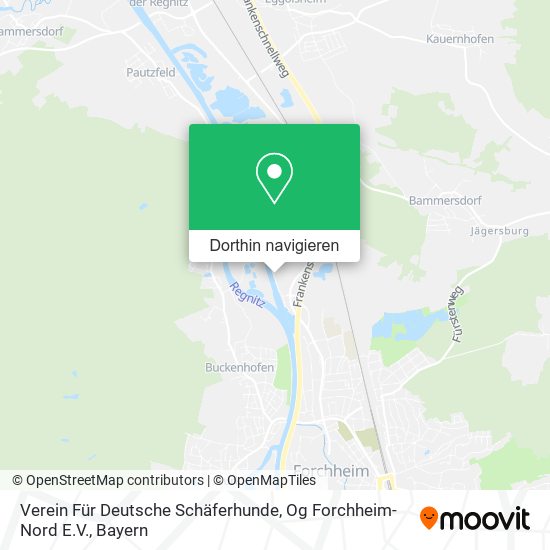 Verein Für Deutsche Schäferhunde, Og Forchheim-Nord E.V. Karte