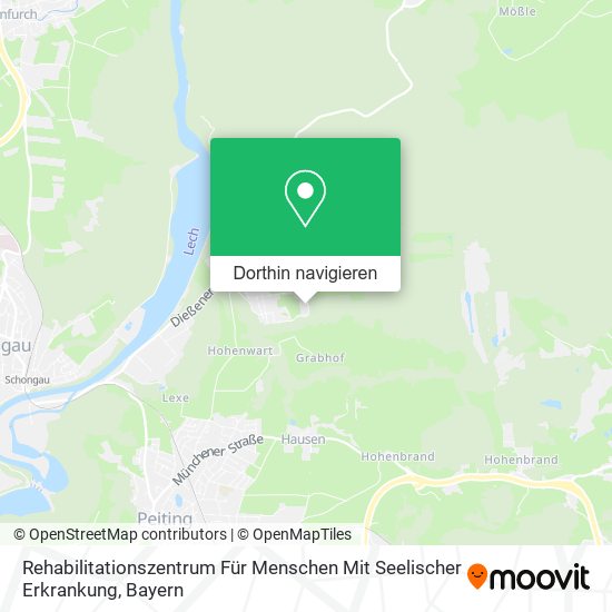 Rehabilitationszentrum Für Menschen Mit Seelischer Erkrankung Karte