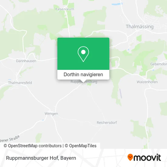 Ruppmannsburger Hof Karte