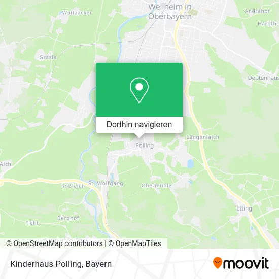 Kinderhaus Polling Karte