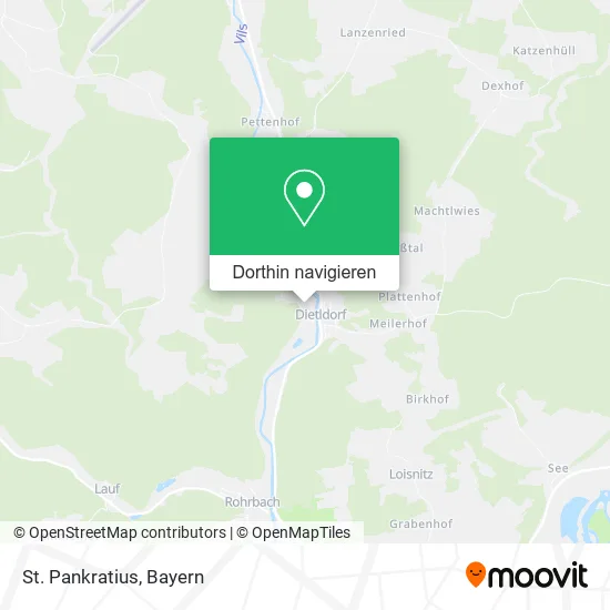 St. Pankratius Karte