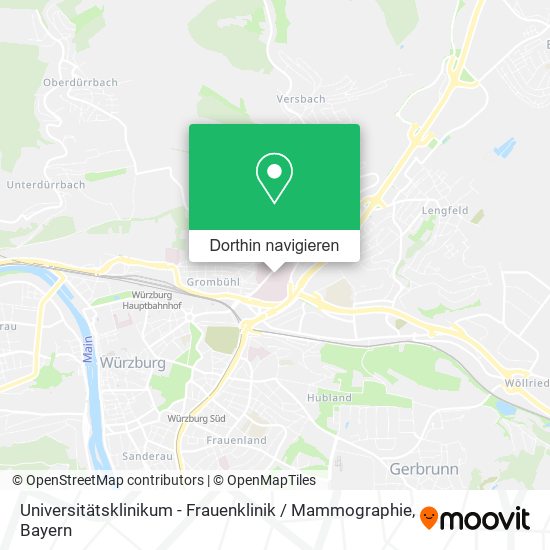 Universitätsklinikum - Frauenklinik / Mammographie Karte