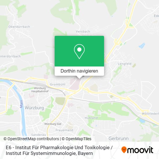 E6 - Institut Für Pharmakologie Und Toxikologie / Institut Für Systemimmunologie Karte