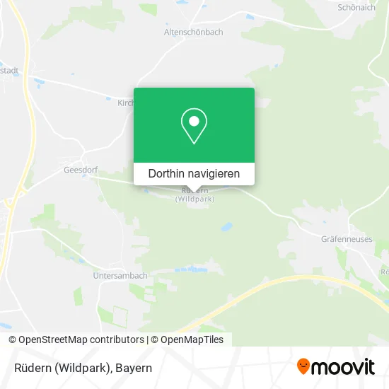 Rüdern (Wildpark) Karte