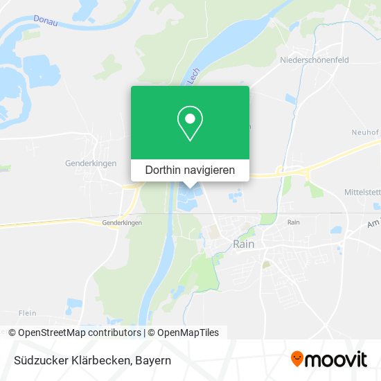 Südzucker Klärbecken Karte