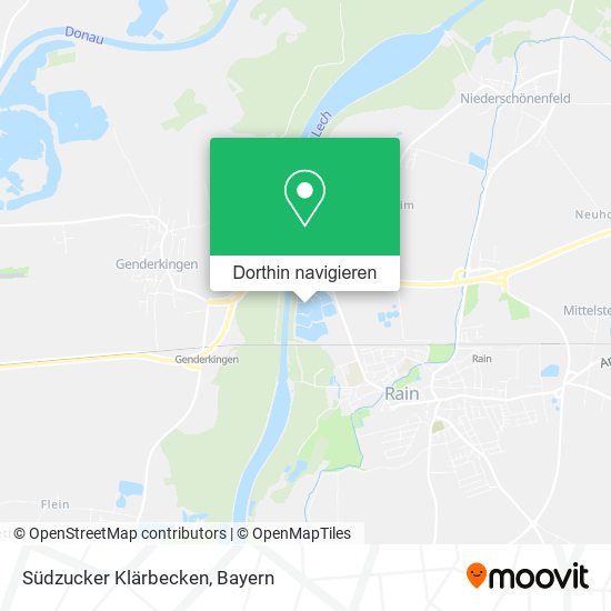 Südzucker Klärbecken Karte