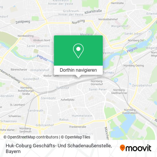 Huk-Coburg Geschäfts- Und Schadenaußenstelle Karte