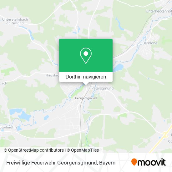 Freiwillige Feuerwehr Georgensgmünd Karte
