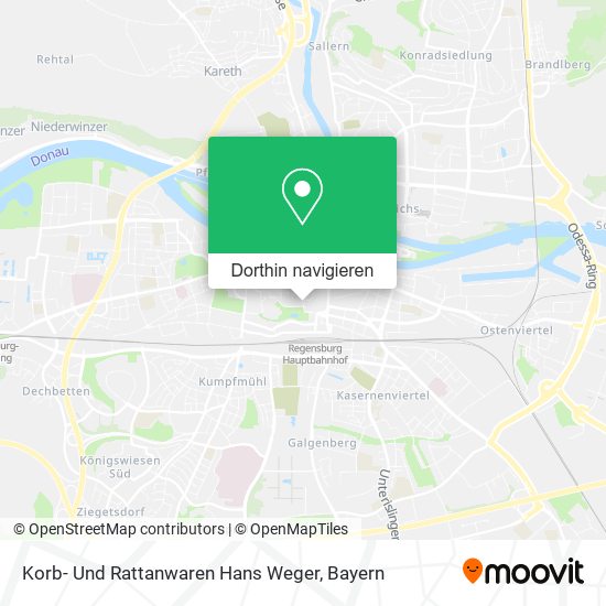 Korb- Und Rattanwaren Hans Weger Karte