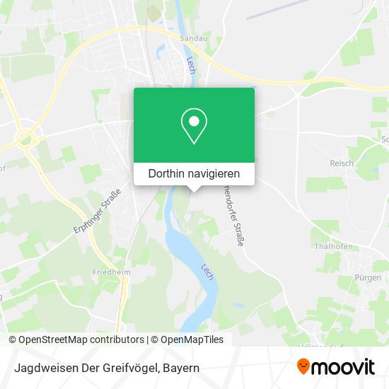 Jagdweisen Der Greifvögel Karte