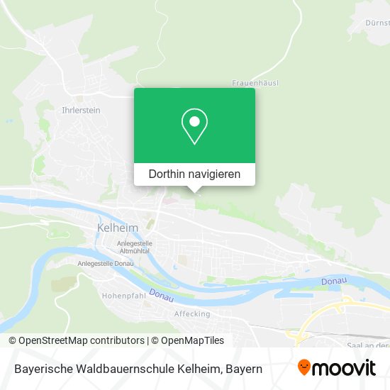 Bayerische Waldbauernschule Kelheim Karte