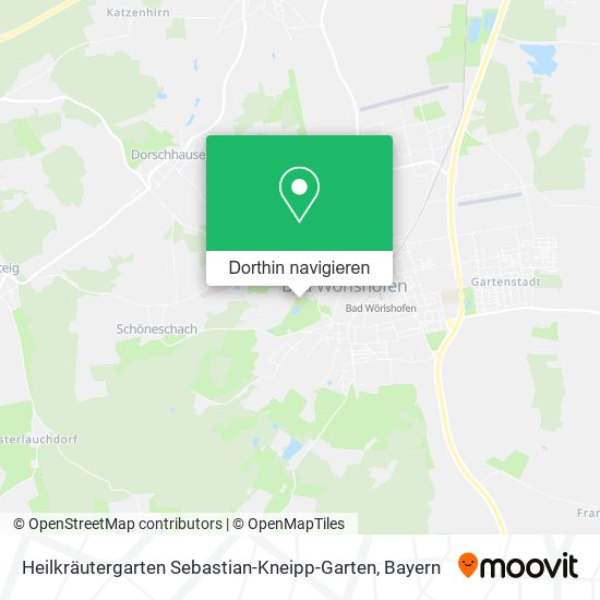 Heilkräutergarten Sebastian-Kneipp-Garten Karte
