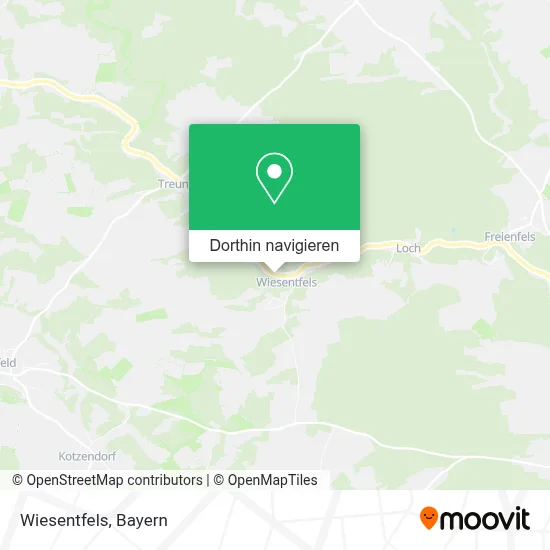 Wiesentfels Karte